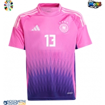 Moški Nogometni dresi Nemčija Thomas Muller #13 Gostujoči EP 2024 Kratek Rokav